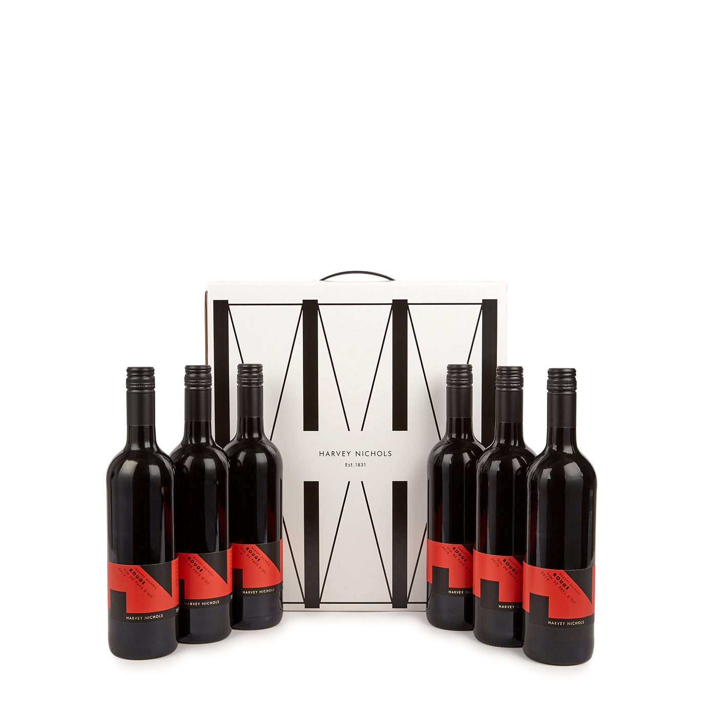 Harvey Nichols Rouge Vin De Pays D'Oc - Case Of Six Red Wine
