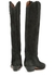 Denvee 50 black suede knee-high boots - Isabel Marant