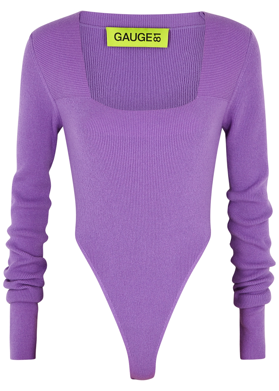 Bodmin purple cashmere bodysuit