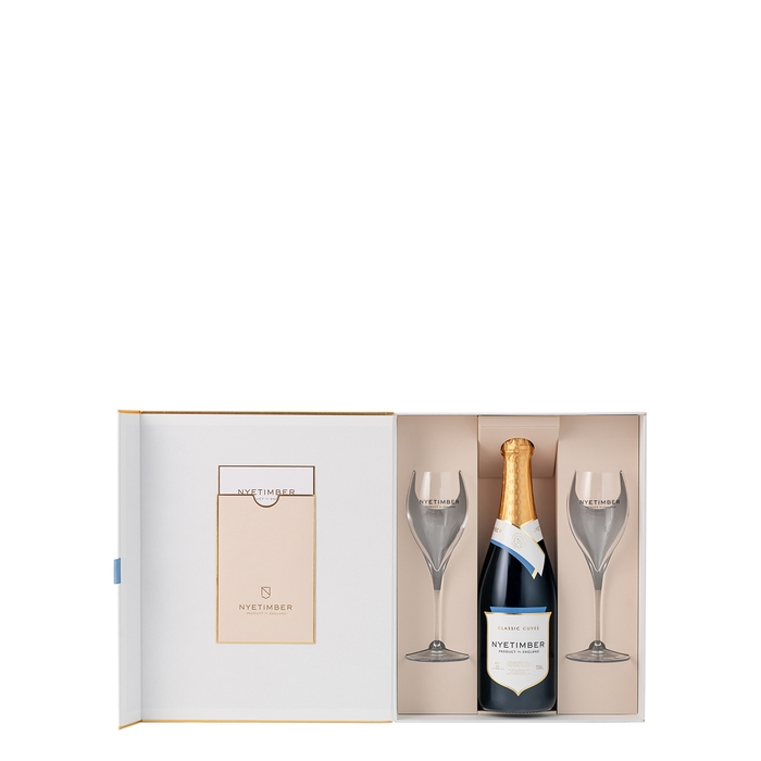 Nyetimber Classic Cuvée & Two Flutes Gift Box