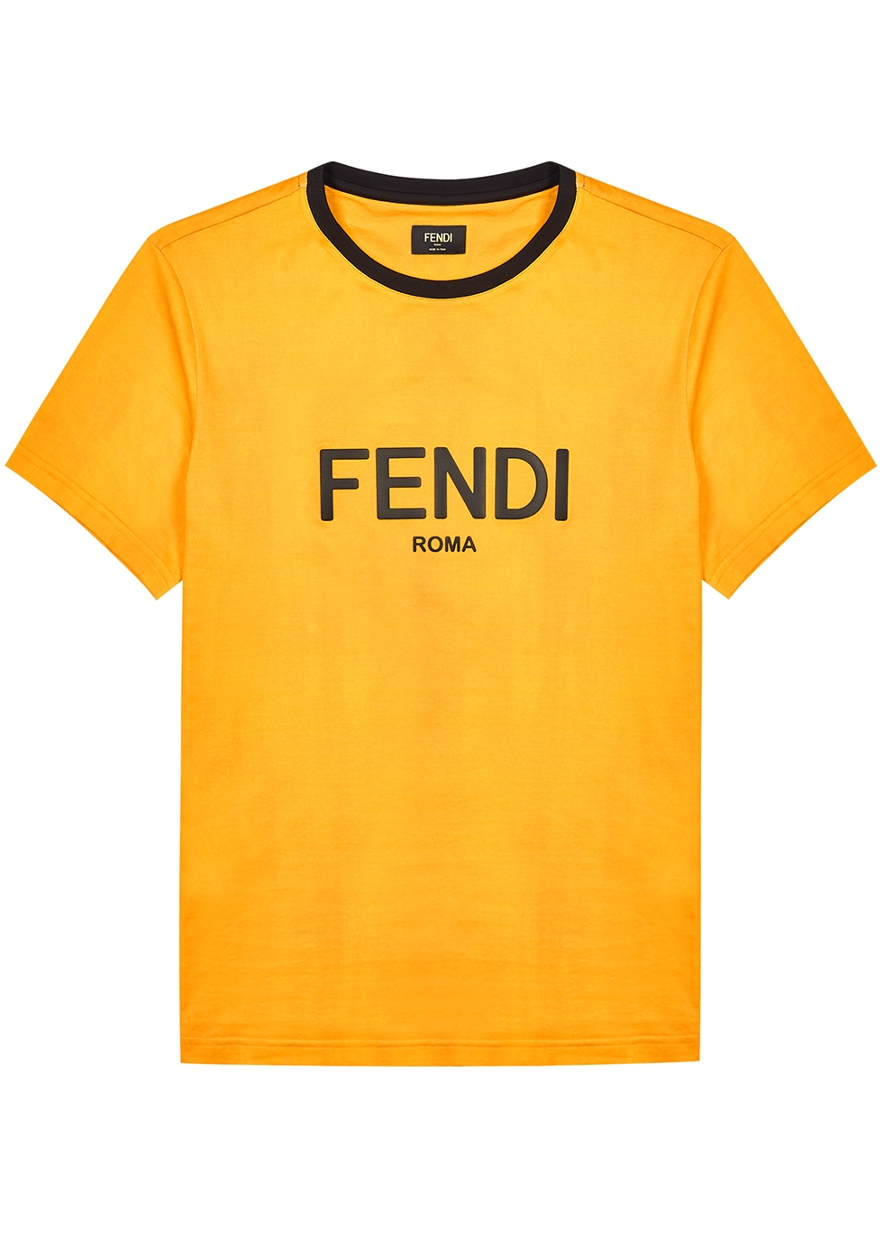 fendi yellow t shirt