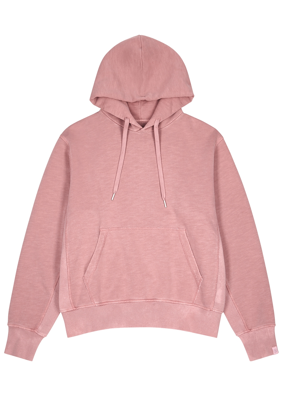 Rag & BoneDamon pink hooded cotton sweatshirt | DailyMail