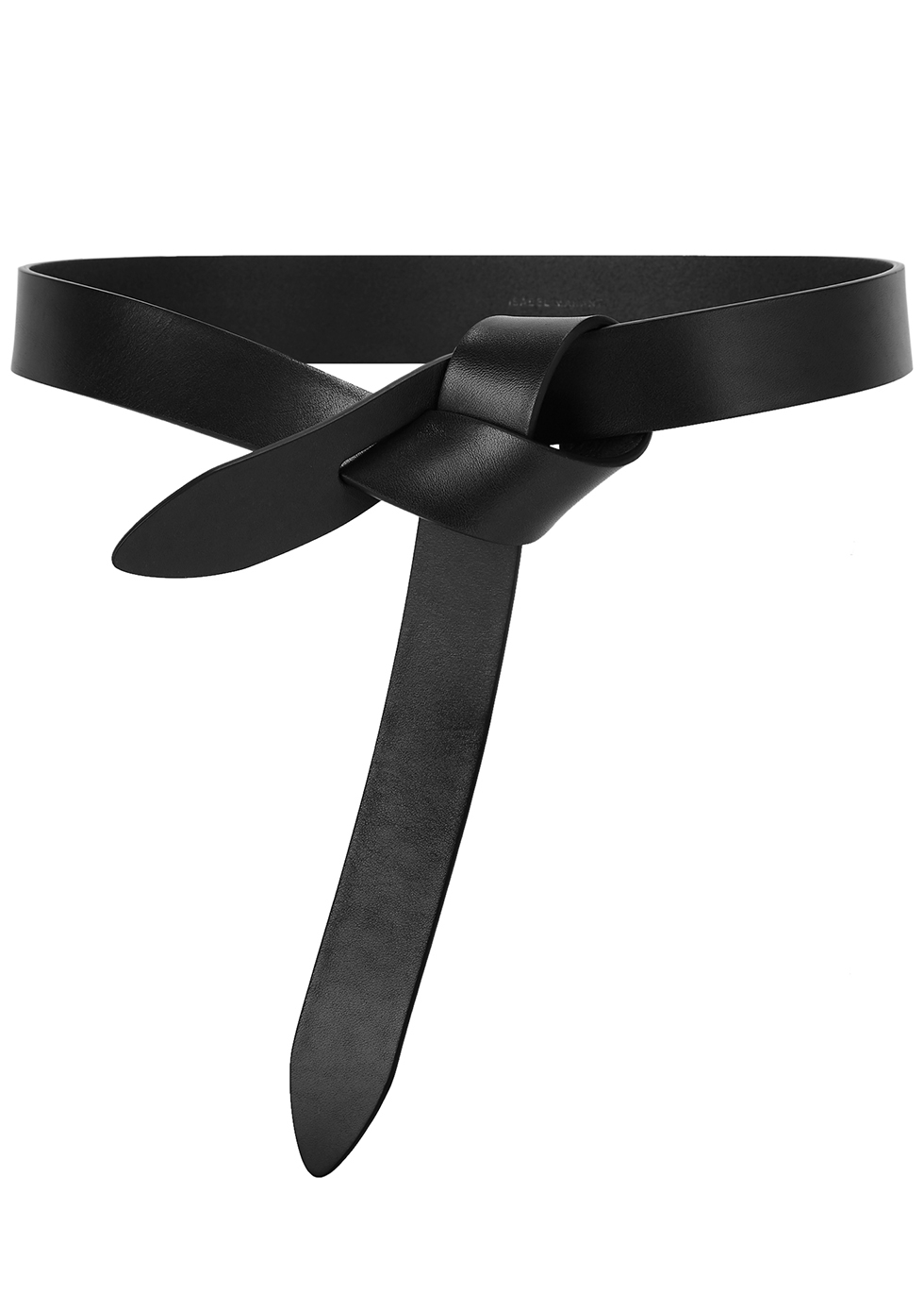 Isabel Marant Étoile Lecce black leather belt - Harvey Nichols