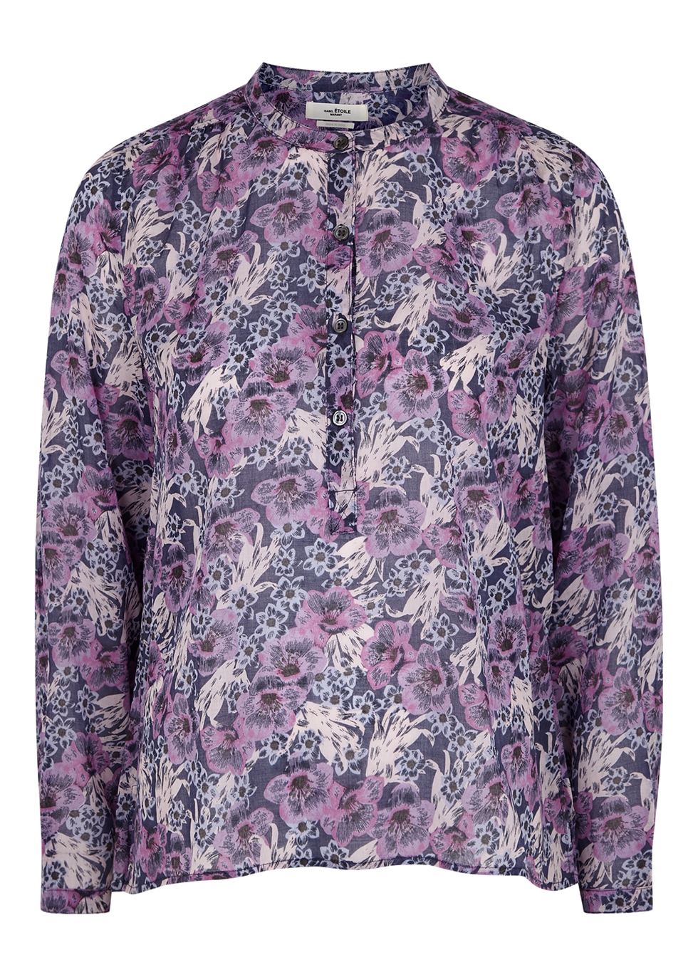Isabel Marant toileMaria floral-print cotton blouse | DailyMail