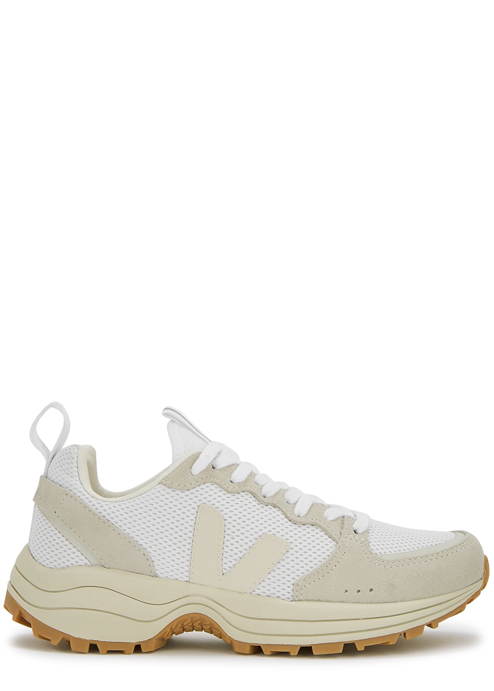 Venturi white mesh sneakers