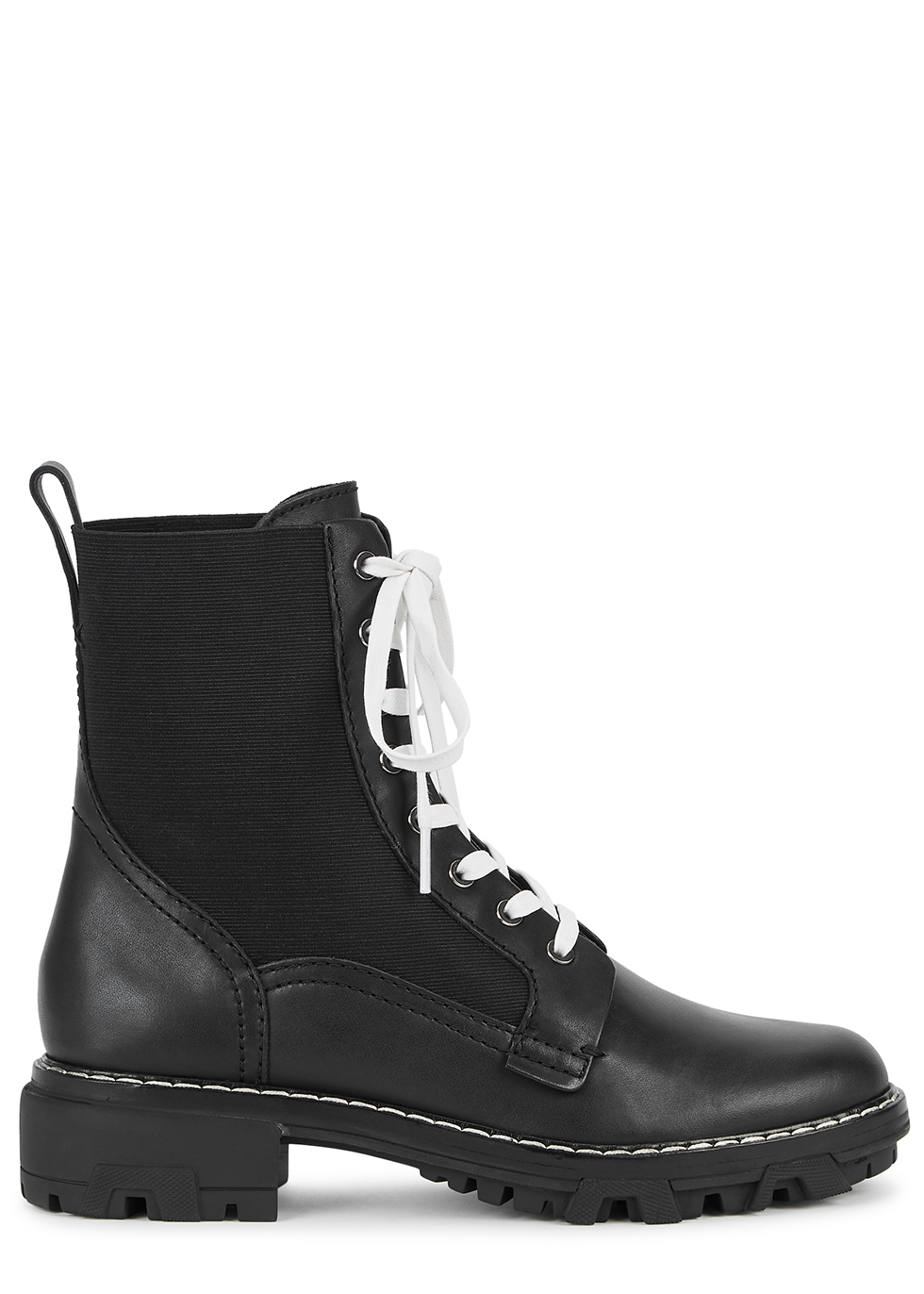 cool black leather boots