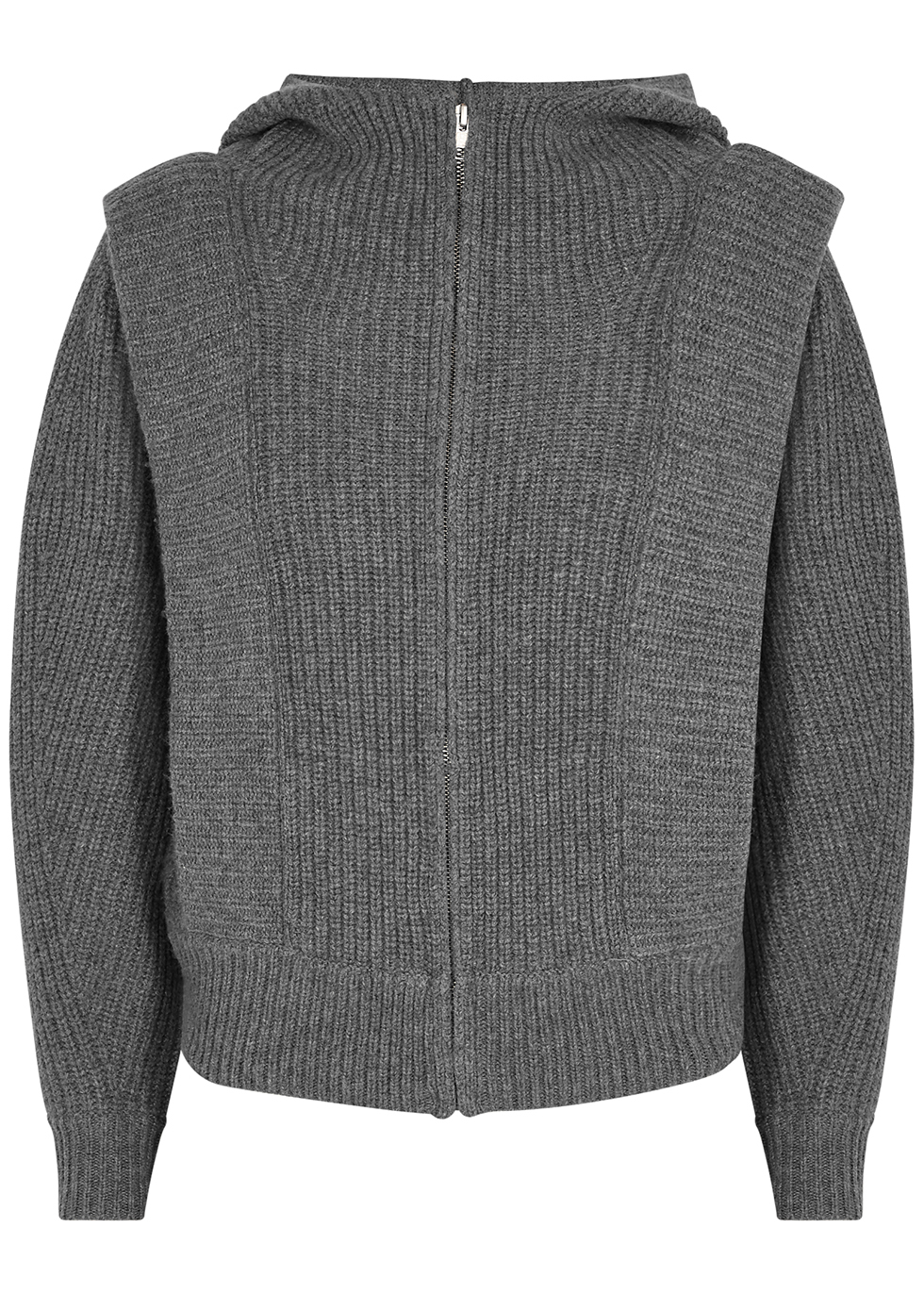 Romea hooded wool-blend jumper