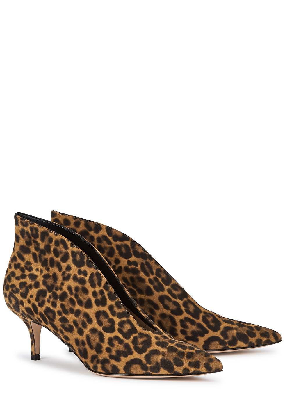 gianvito rossi leopard boots