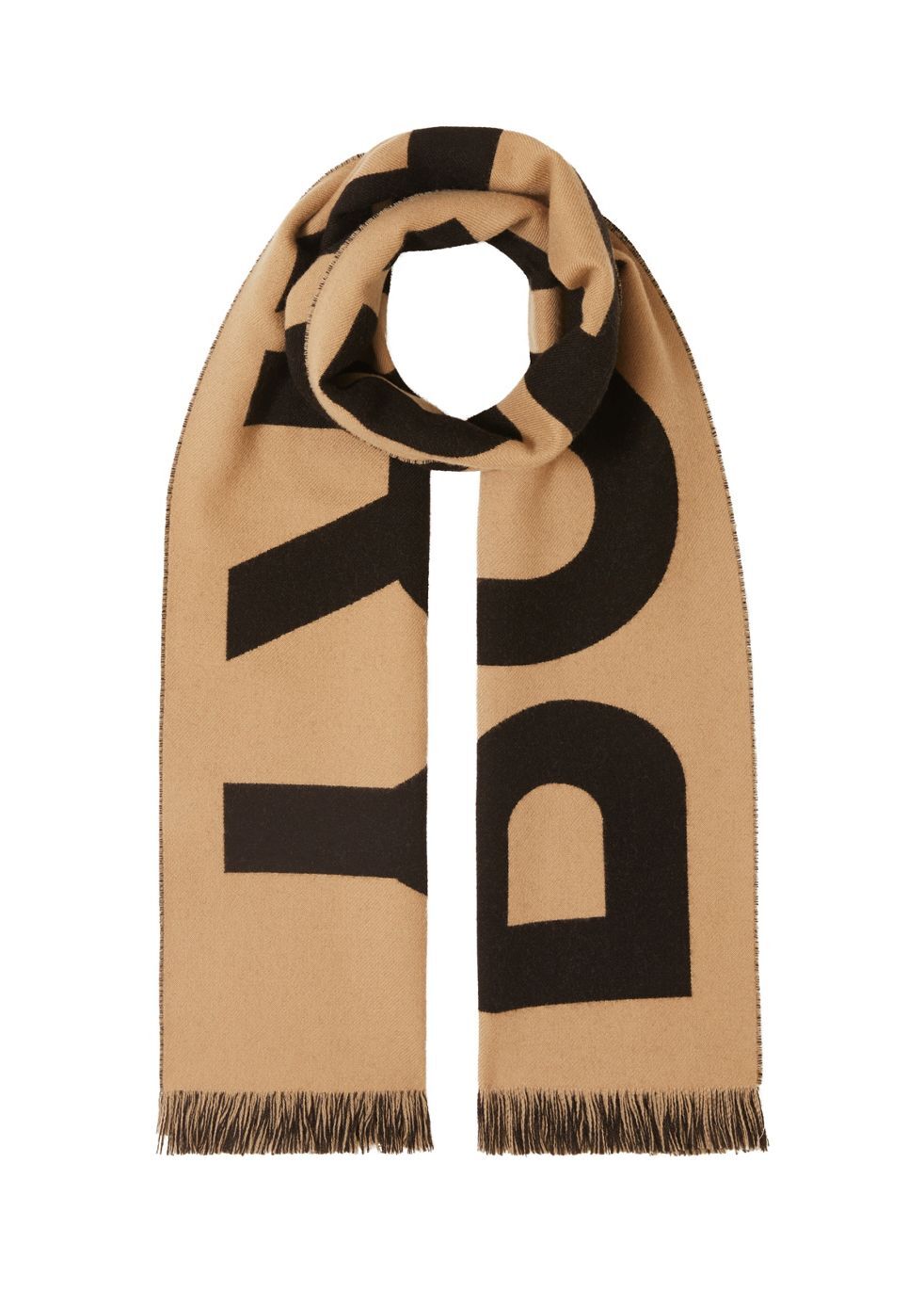 Burberry Logo wool jacquard scarf - Harvey Nichols