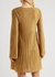 Gold metallic-knit mini dress - M Missoni