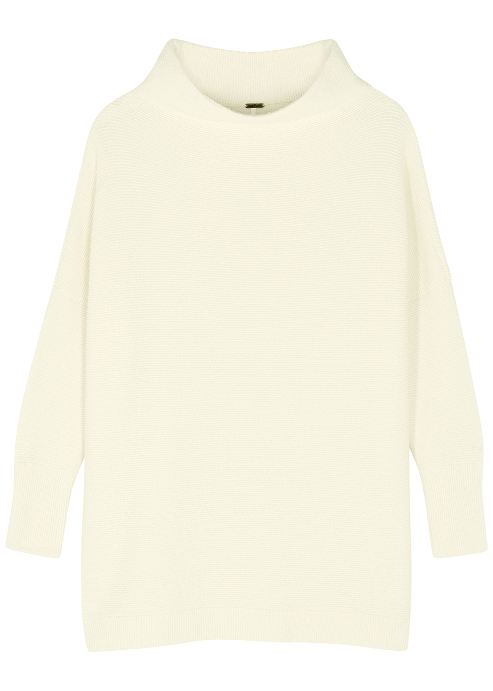 Cream ribbed terry jumper