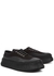 Black canvas flatform sneakers - Jil Sander