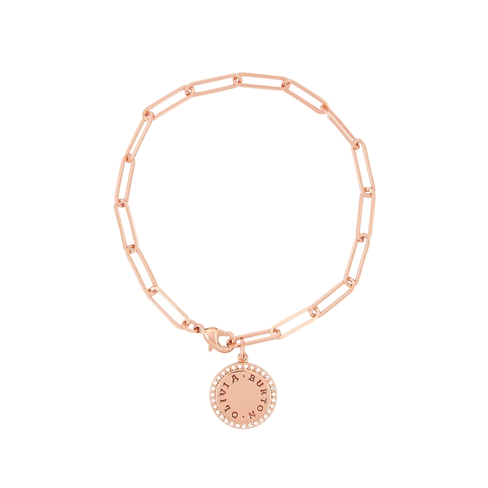 Olivia Burton Rose Gold-tone Chain Bracelet
