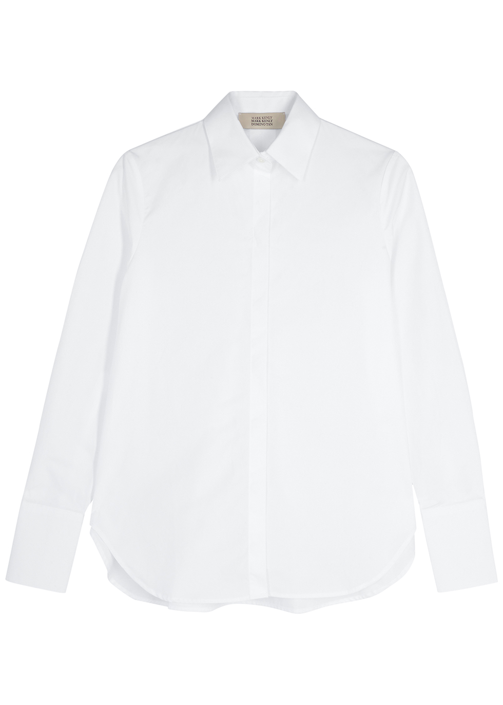 Bertine white poplin shirt