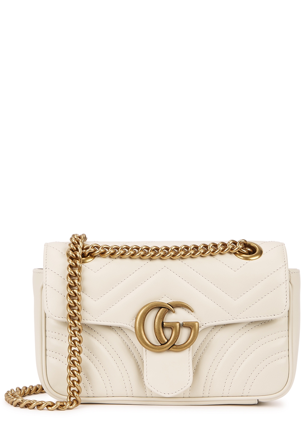 Gucci GG Marmont mini ivory leather 