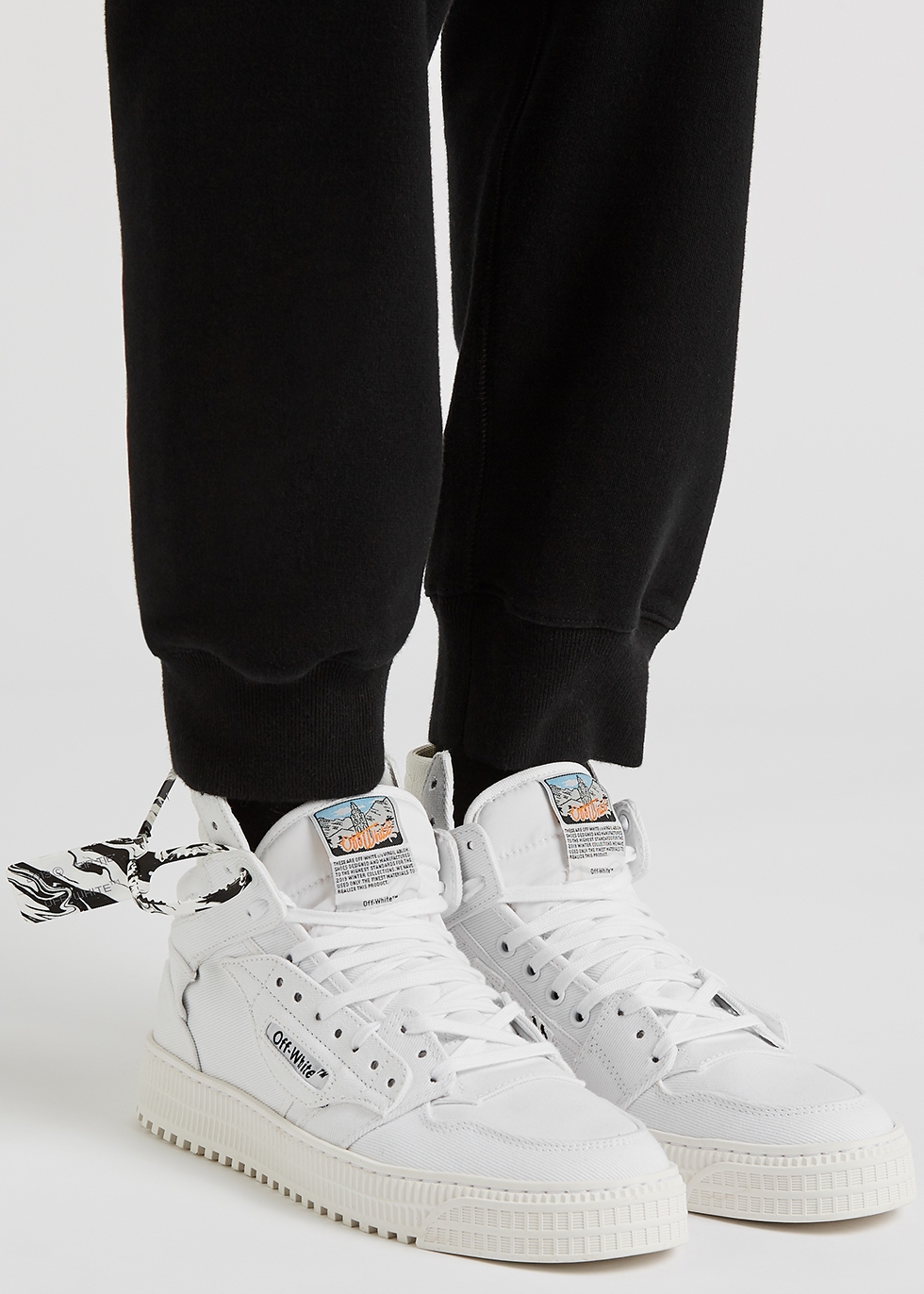 Off-White Off-Court 3.0 white canvas hi-top sneakers - Harvey Nichols