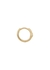 Huggie embellished 9kt gold hoop earring - Otiumberg