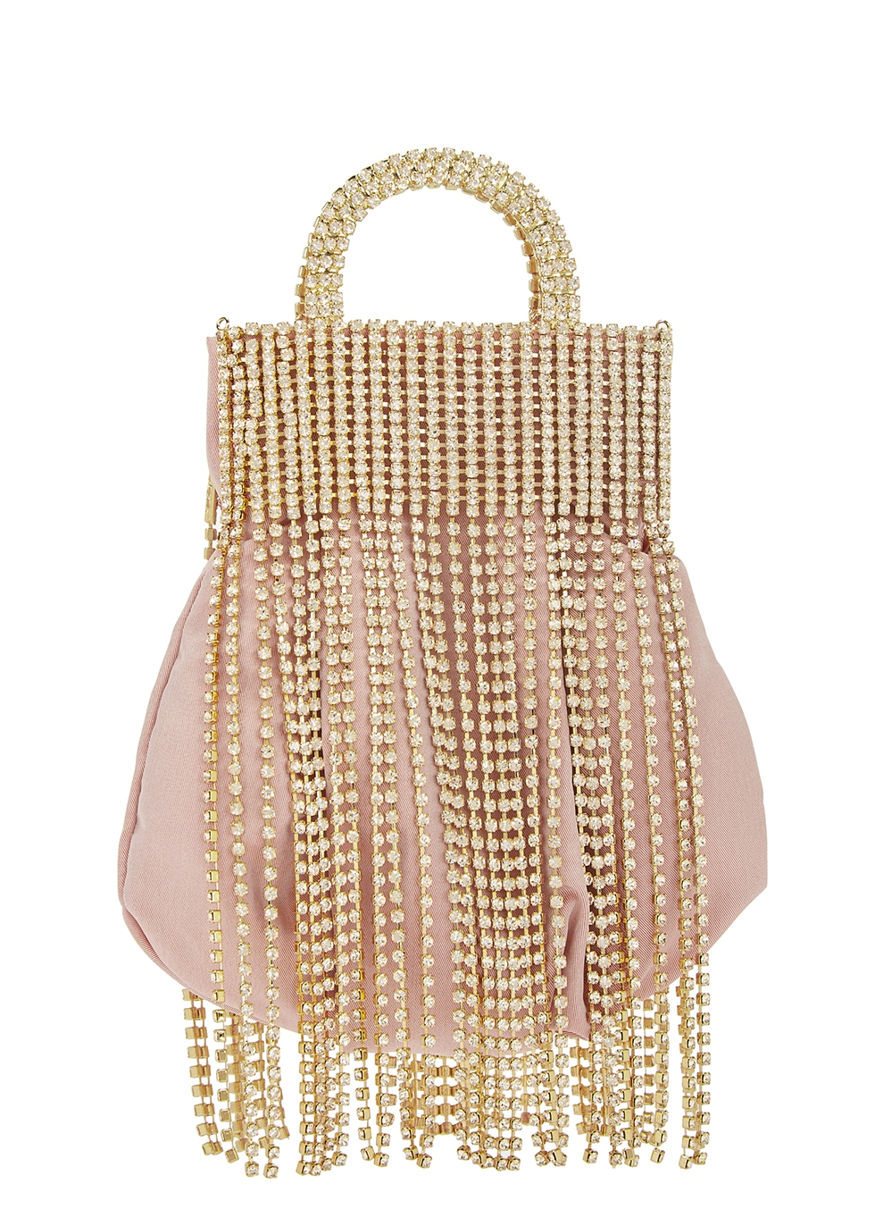 Follie fringe-embellished top handle bag
