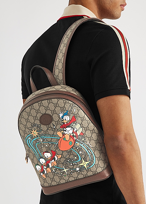 Gucci X Disney Gg Supreme Monogrammed Backpack Harvey Nichols