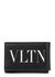 Valentino Garavani VLTN black leather card holder - Valentino