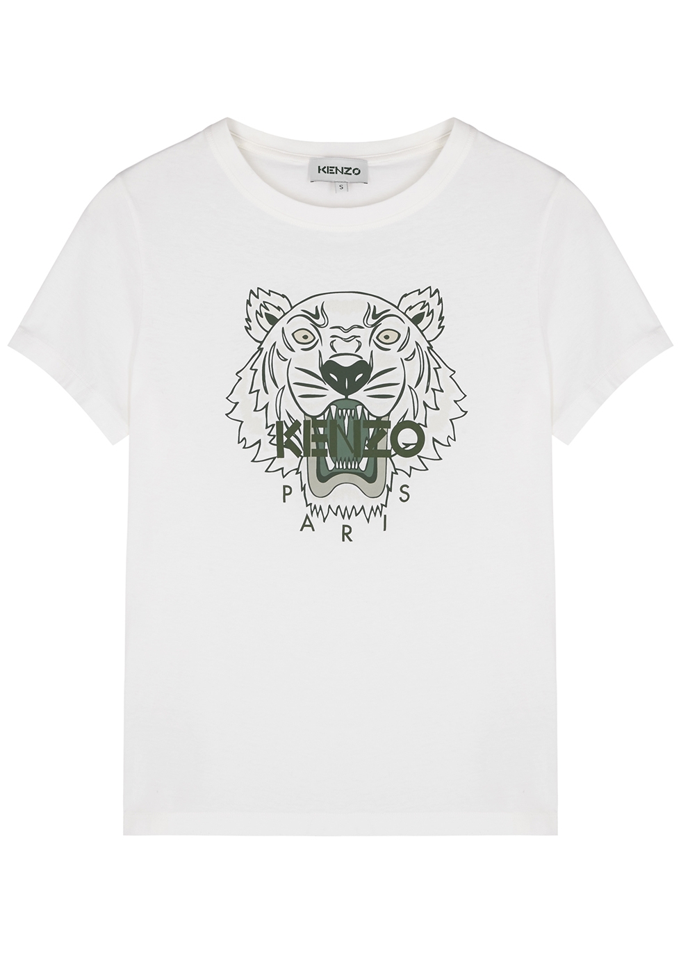 kenzo t shirt white tiger