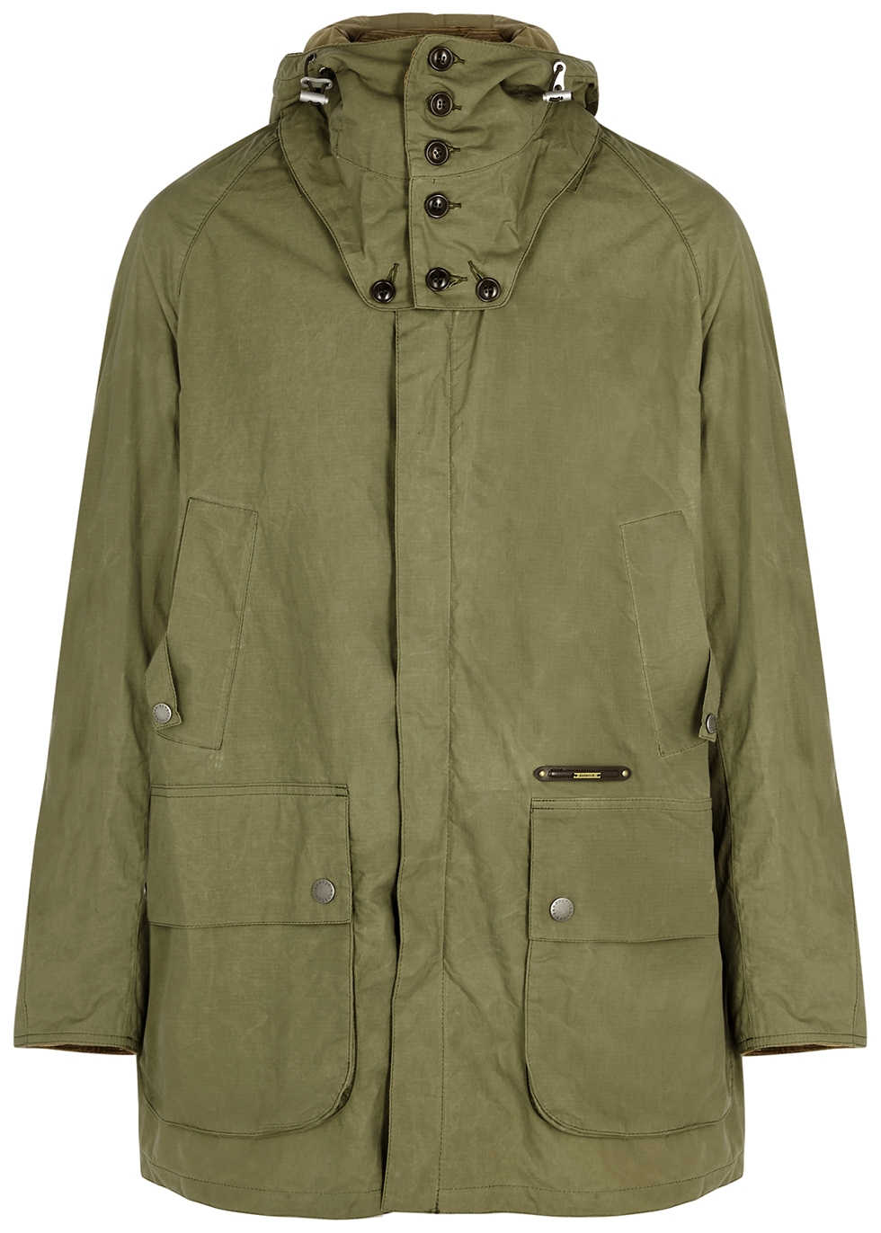 Barbour Beaufort Gold Standard army 
