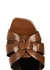 Tribute 85 brown leather mules - Saint Laurent