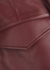 Burgundy leather shorts - Bottega Veneta