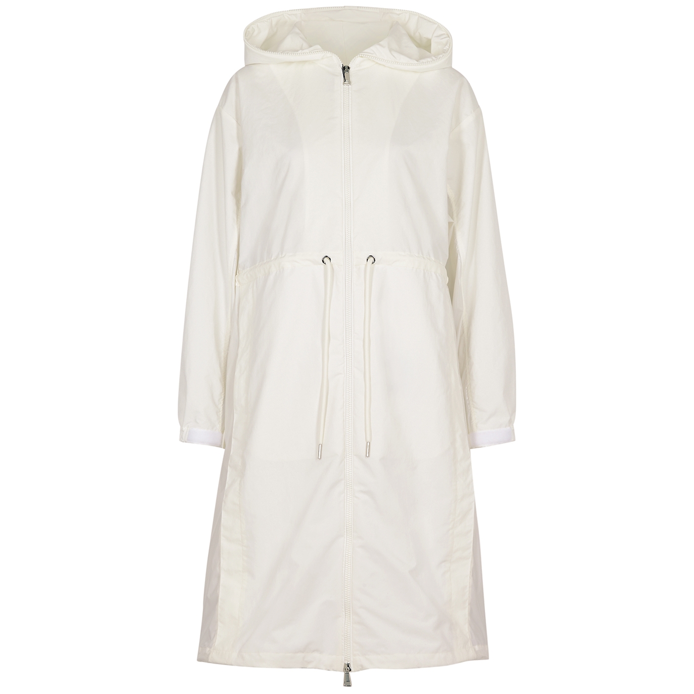 Moncler Alcyone Logo-embroidered Shell Parka - White - 2