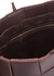 Cassette Intrecciato plum leather shoulder bag - Bottega Veneta