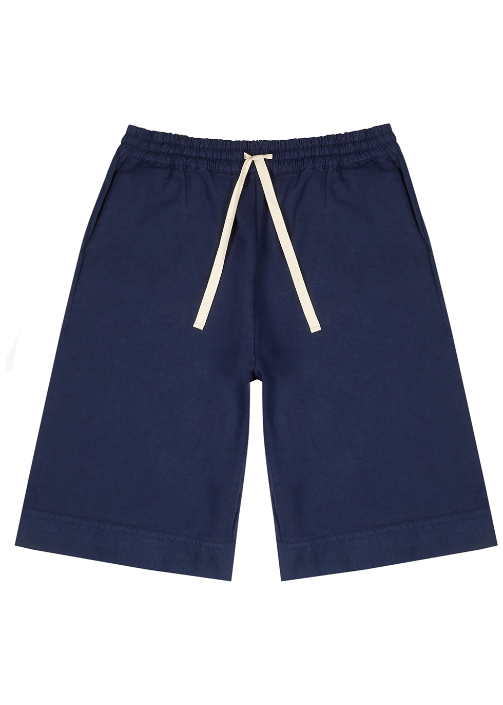Navy cotton shorts