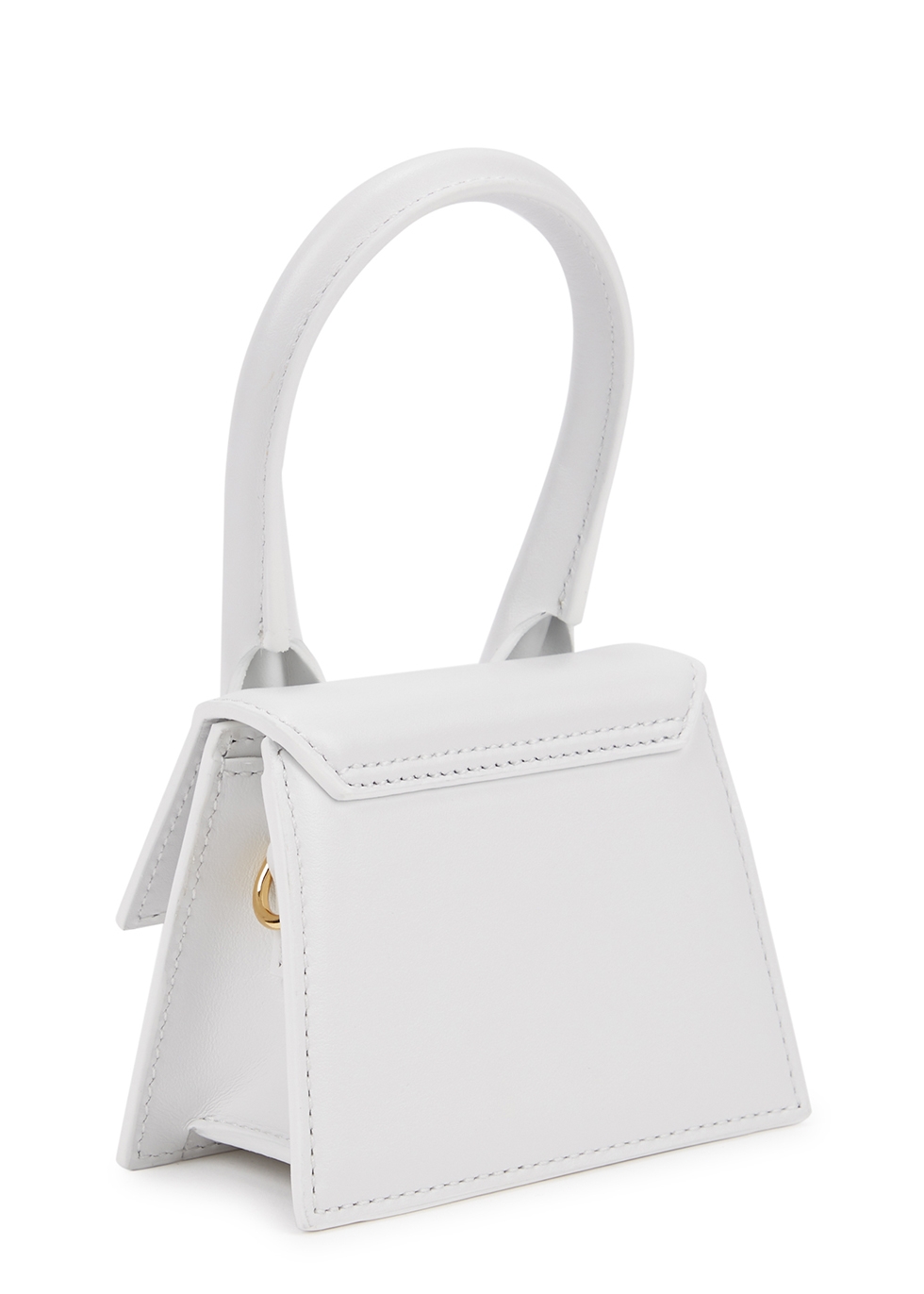 Save 51% Jacquemus Le Chiquito Leather Top-handle Bag in White Womens Bags Top-handle bags 