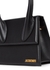 Le Grand Chiquito black leather top handle bag - Jacquemus