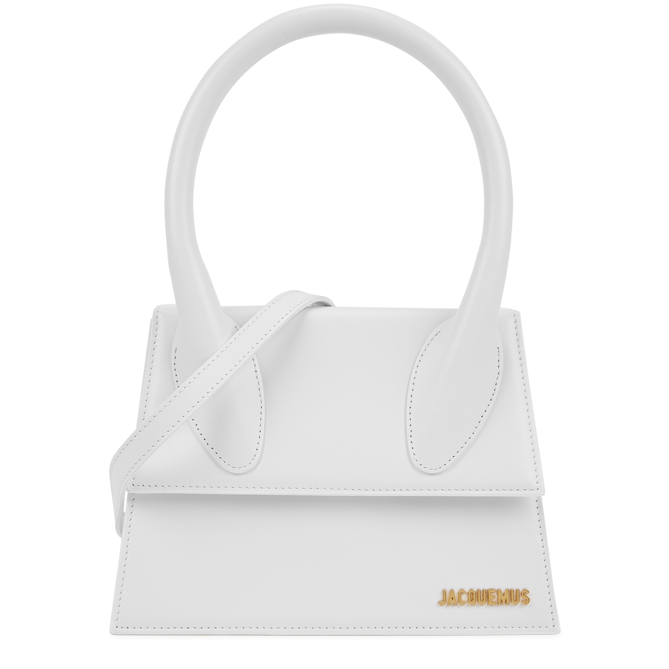 Jacquemus Le Grand Chiquito Leather Handle Bag, top Handle Bag, White