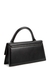 Le Chiquito Long black leather top handle bag - Jacquemus