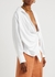 La Chemise Bahia white draped woven shirt - Jacquemus
