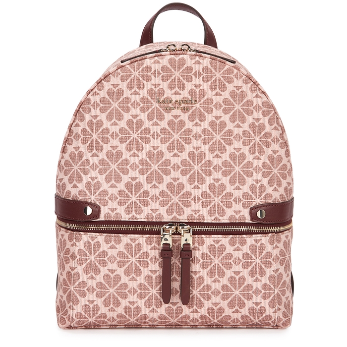 Kate Spade The Day Medium Printed Backpack In Pink