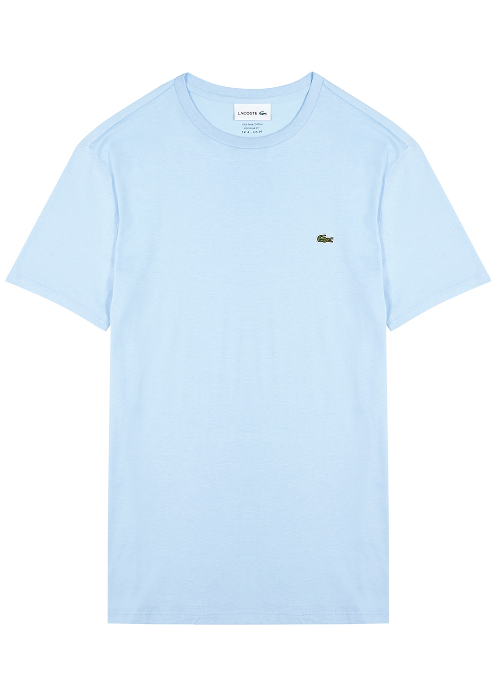 Lacoste Light blue cotton T-shirt 