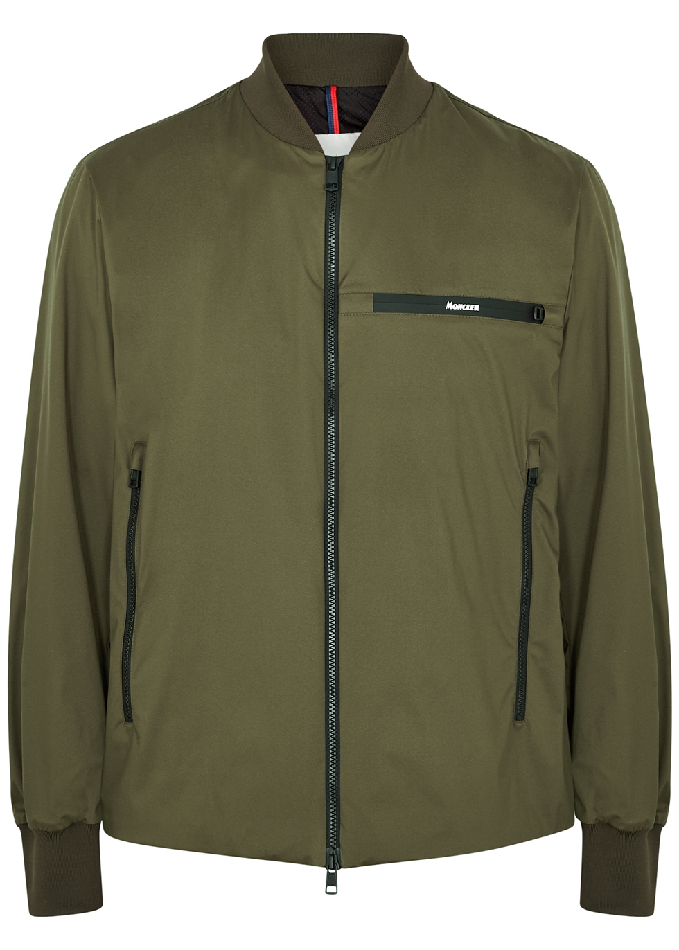 Moncler Leos army green shell jacket - Harvey Nichols