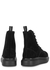 Hybrid black velvet ankle boots - Alexander McQueen