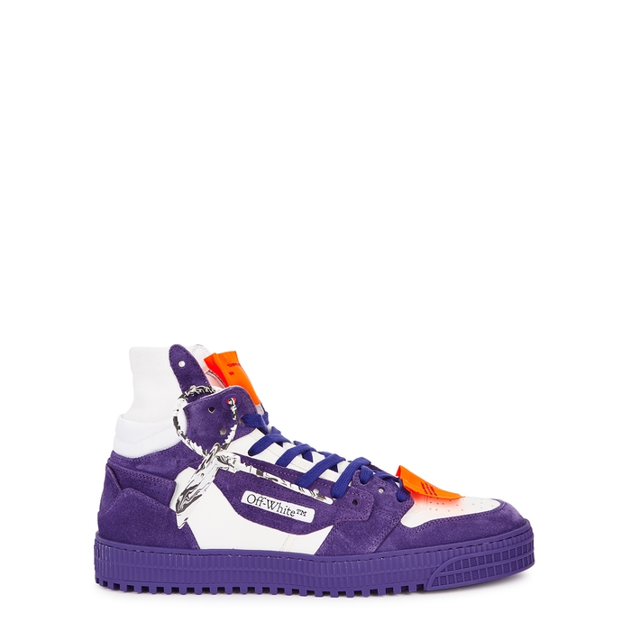 OFF-WHITE OFF-COURT 3.0 PURPLE PANELLED HI-TOP trainers,3511682
