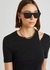 Black rectangle-frame sunglasses - Gucci