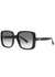 Black oversized sunglasses - Gucci