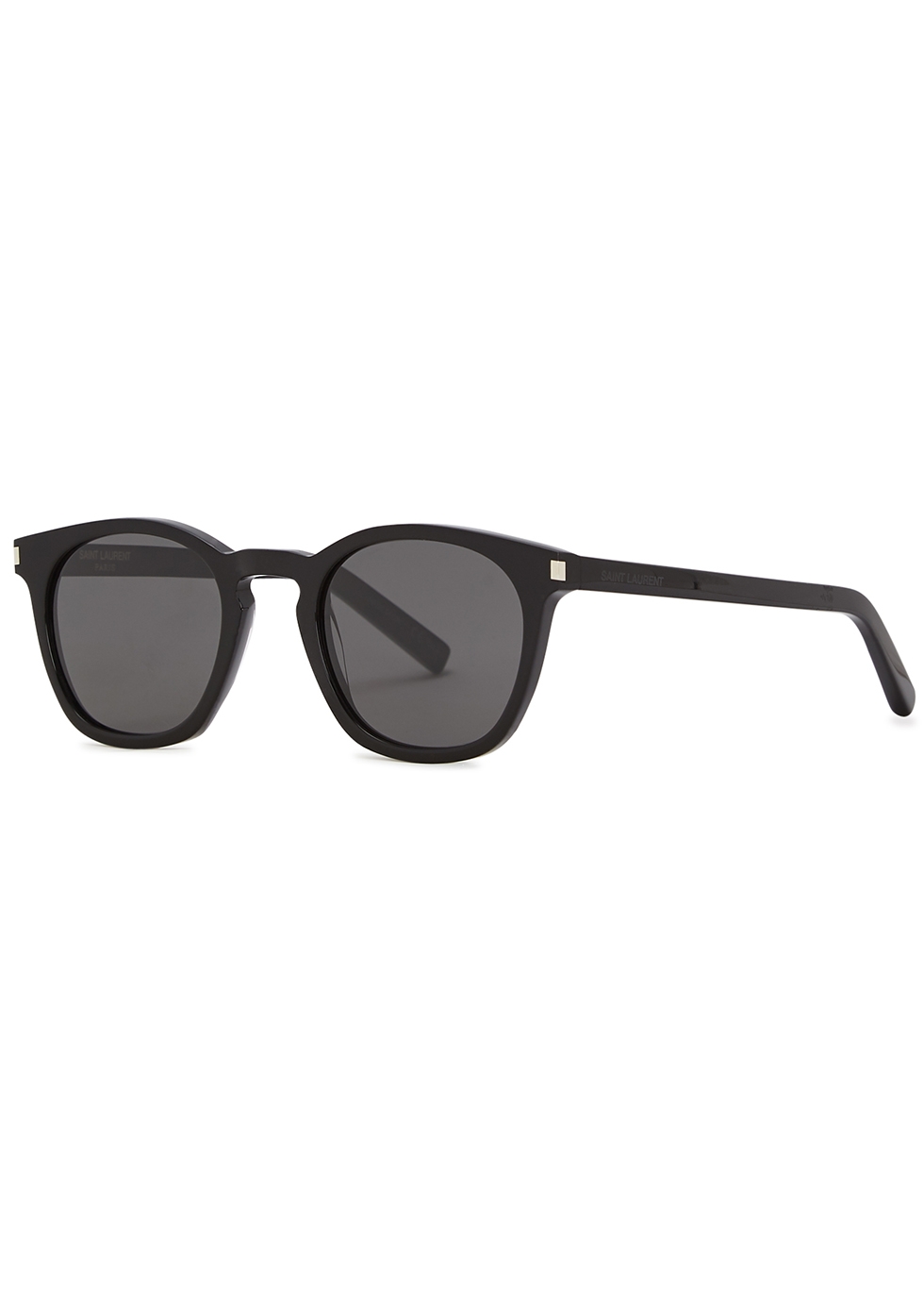 Saint Laurent SL28 black wayfarer-style sunglasses - Harvey Nichols