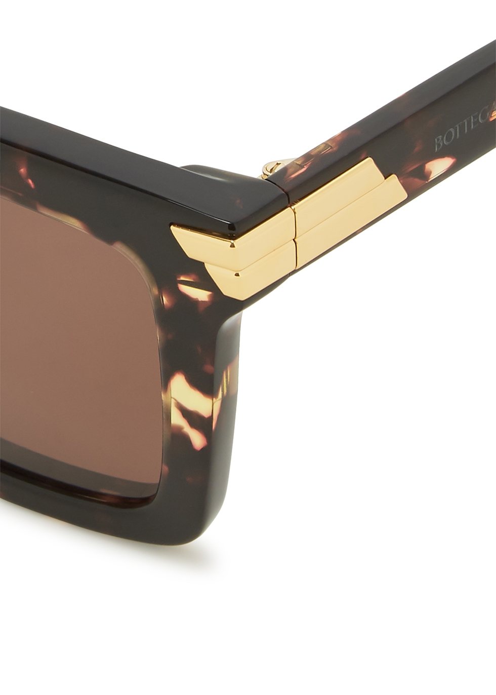 Save 51% Bottega Veneta Tortoiseshell Square-frame Sunglasses Womens Sunglasses Bottega Veneta Sunglasses 