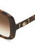 Tortoiseshell oversized sunglasses - Gucci