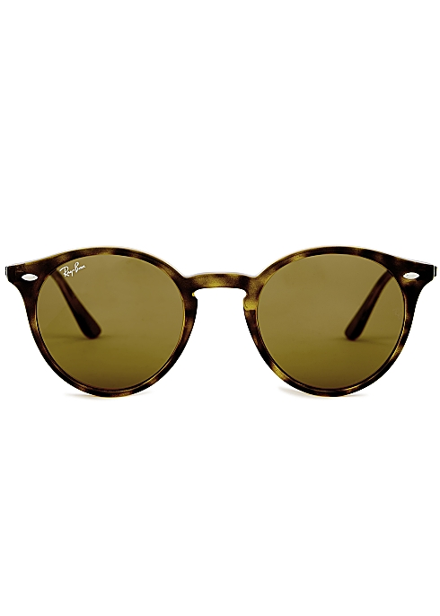 Ray-Ban Tortoiseshell round-frame sunglasses - Harvey Nichols