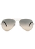 Silver-tone aviator sunglasses - Ray-Ban