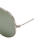 Silver-tone aviator sunglasses - Ray-Ban