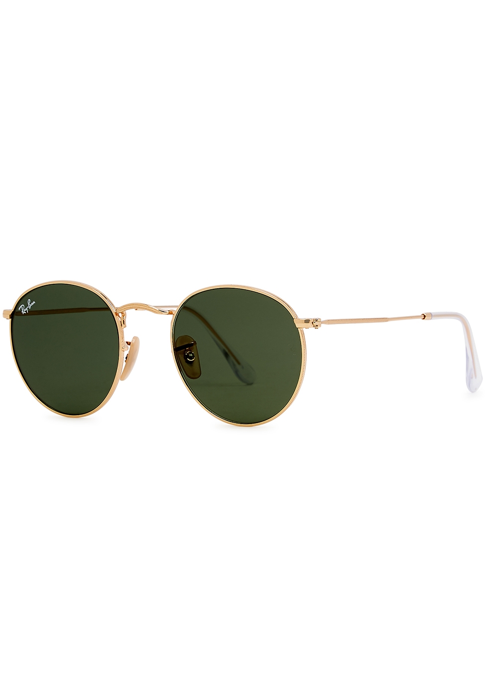 ray ban gold frame round